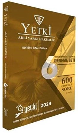 Adli Yargı Hakimlik 6 Deneme Seti Çözümlü
