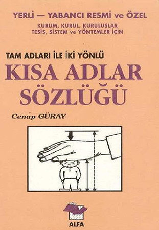 Kısa Adlar Sözlüğü