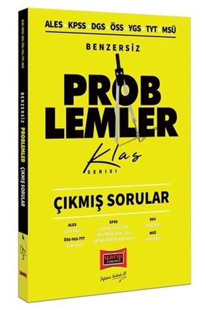 Yargı Yayınları Ales Kpss Dgs Öss Ygs Tyt Msü Benzersiz Problemler Çıkmış Sorular Klas Serisi
