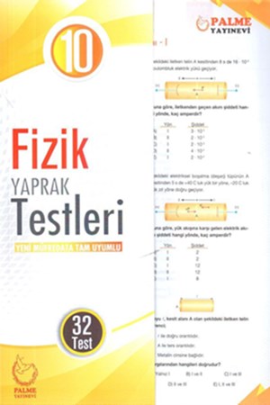 Palme 10. Sınıf Fizik Yaprak Test Yeni