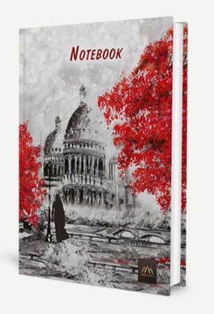 Bez Ciltli Çizgili Defter 18