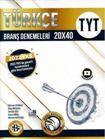 TYT Türkçe 20 x 40 Branş Denemeleri