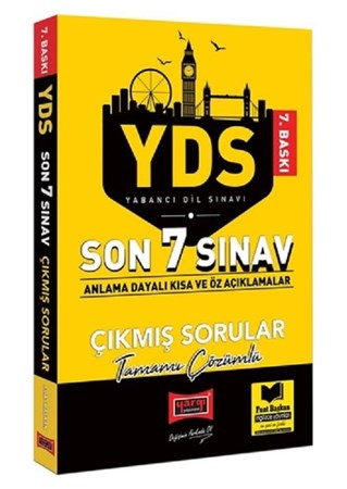 Yargı YDS Son 7 Sınav Tamamı Çözümlü Çıkmış Sorular