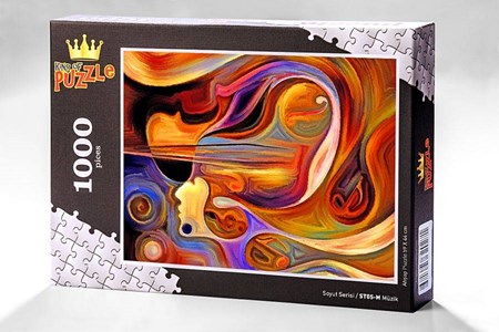Soyut Serisi Müzik 1000 Parça Puzzle St05 M