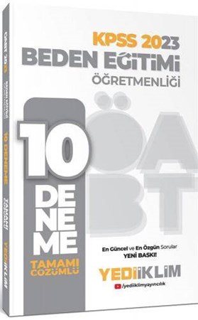 ÖABT Beden Eğitimi Öğretmenliği Tamamı Çözümlü 10 Deneme 2023