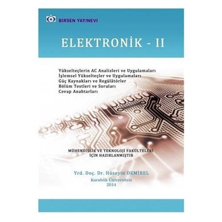 Elektronik 2 Mühendislik Ve Teknoloji Fakülteleri İçin