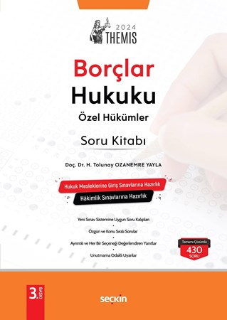 Themis Borçlar Hukuku Özel Hükümler Soru Kitabı