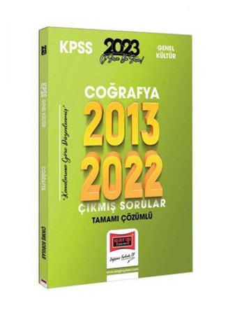 KPSS Coğrafya 2013-2022 Tamamı Çözümlü Çıkmış Sorular