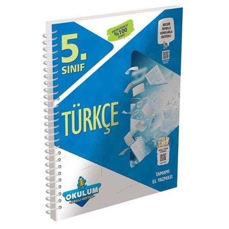 Murat Yayınları 5. Sınıf Türkçe Okulum Akıllı Defter