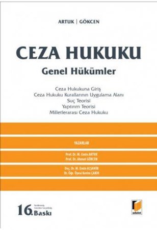 Ceza Hukuku Genel Hükümler