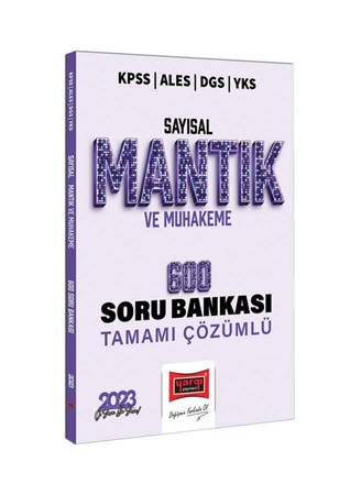 KPSS ALES DGS YKS Sayısal Mantık ve Muhakeme Tamamı Çözümlü 600 Soru Bankası