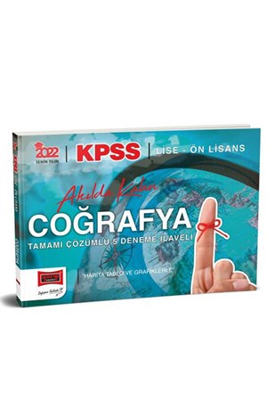 Yargı Yayınları 2022 KPSS Lise Ön Lisans Akılda Kalan Coğrafya Tamamı Çözümlü