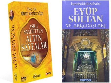 Nihat Hatipoğlu 19 Vcd Set Asr I Saadetten Altın Sayfalar Eyüp Sultan Ve Arkadaşları Kitabı Hediye