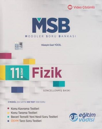 11. Sınıf Fizik Güncel MSB Modüler Soru Bankası