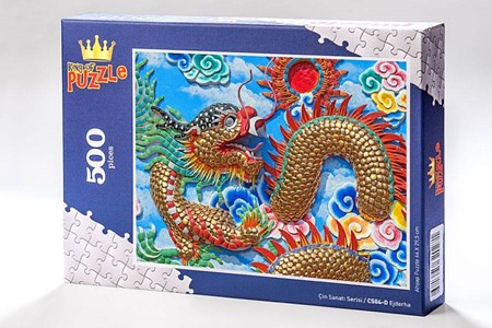 Çin Sanatı Serisi Ejderha 500 Parça Puzzle Cs04 D