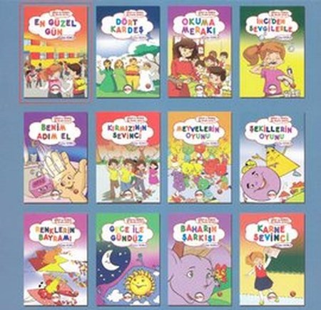 Eren İle Ceren İlk Okuma Serisi Seti 12 Kitap