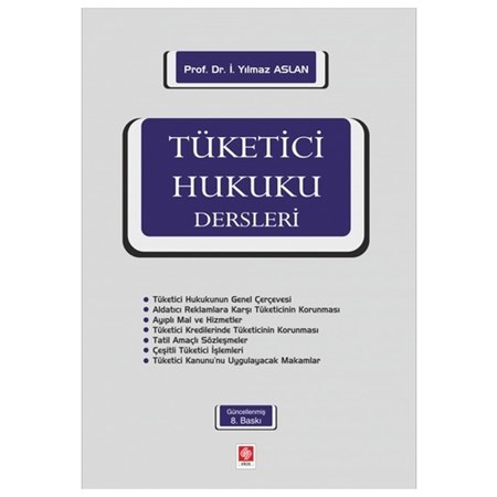 Tüketici Hukuku Dersleri