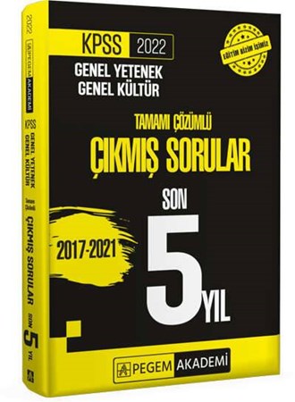 KPSS Genel Yetenek Genel Kültür Çıkmış Sorular Son 5 Sınav