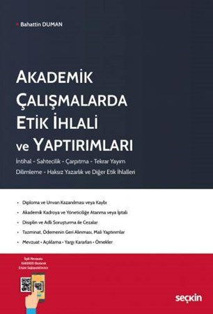 Akademik Çalışmalarda Etik İhlali ve Yaptırımları