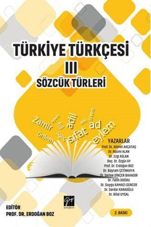 Türkiye Türkçesi III Sözcük Türleri