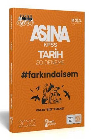 2022 KPSS Tarih Aşina 20 Deneme
