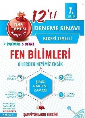 7. Sınıf Fen Bilimleri Nar Tanesi 12 li Deneme Sınavı