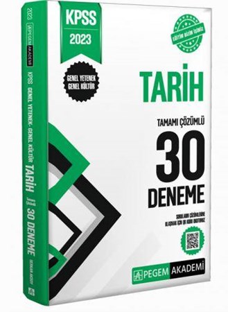 KPSS Tarih Tamamı Çözümlü 30 Deneme