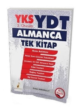 Pelikan Yks 3.oturum Ydt Almanca Tek Kitap Yeni