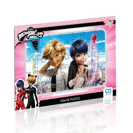 Mıraculous Frame Puzzle 35 3 Ca.5022