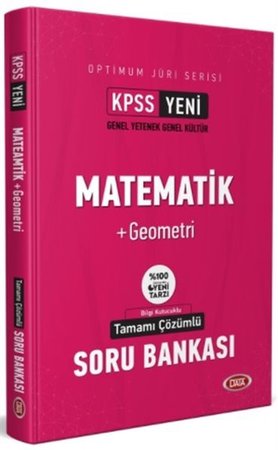 Data KPSS Matematik Geometri Optimum Jüri Tamamı Çözümlü Soru Bankası 2022