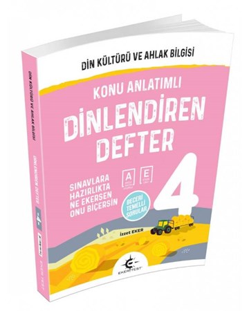 4. Sınıf Din Kültürü ve Ahlak Bilgisi Konu Anlatımlı Dinlendiren Defter