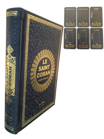 Hafız Boy Termo Deri Le Saınt Coran Fransızca Muhammad Hamıdullah Siyah