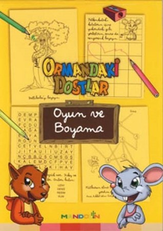 Ormandaki Dostlar Oyun Ve Boyama