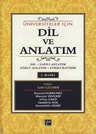 Üniversitler İçin Dil Ve Anlatım