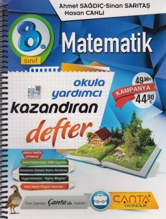 8. Sınıf Matematik Kazandıran Defter Çanta Yayınları