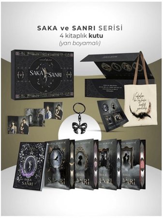 Saka ve Sanrı Serisi - 4 Kitaplık Yan Boyamalı Kutu