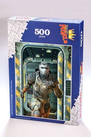 Bilim Kurgu Serisi Koşan Fütüristik Asker 500 Parça Puzzle Bk06 D