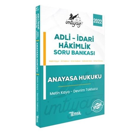 2022 İmtiyaz Adli-İdari Hakimlik Soru Bankası Anayasa Hukuku