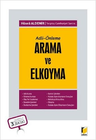 Adli – Önleme Arama ve Elkoyma
