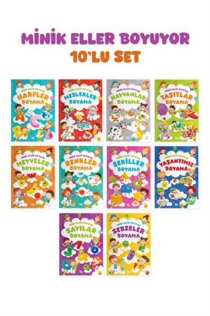 Minik Eller Boyuyor – 10 Kitaplık Set (Örnek Resimli)