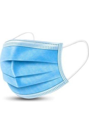 3 Katlı Telli Cerrahi Maske Mavi 50 Adet