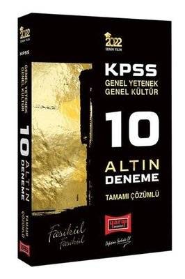 Kpss Genel Yetenek Genel Kültür Tamamı Çözümlü 10 Altın Deneme