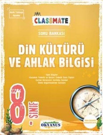 8. Sınıf Classmate Din Kültürü ve Ahlak Bilgisi Soru Bankası