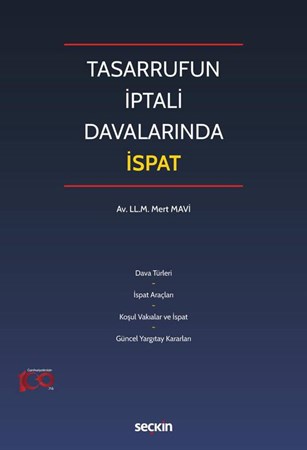 Tasarrufun İptali Davalarında İspat- 1. Baskı