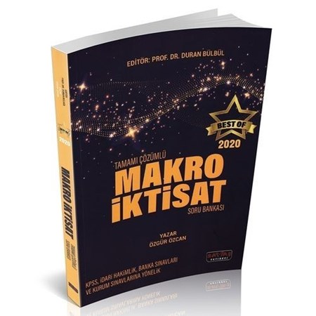 Best Of Makro İktisat Tamamı Çözümlü Soru Bankası Savaş Yayınları 2020