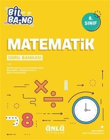 Bil-Bang 8. Sınıf Matematik Soru Bankası Ünlü Yayınlar