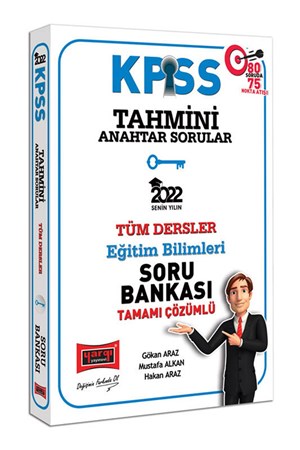 2022 KPSS Eğitim Bilimleri Tahmini Anahtar Sorular Tamamı Çözümlü Tüm Dersler Soru Bankası