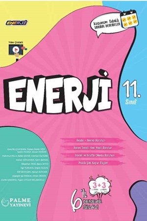 11. Sınıf Enerji 6'Lı Deneme Sınavı Palme Yayınevi