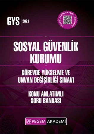 SOSYAL GÜVENLİK KURUMU Görevde Yükselme Ve Unvan Değişikliği Sınavları İçin Konu Anlatımlı Soru Bankası