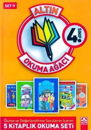 Altın Okuma Ağacı 4. Sınıf Set 9 Koyu Sarı Kapak